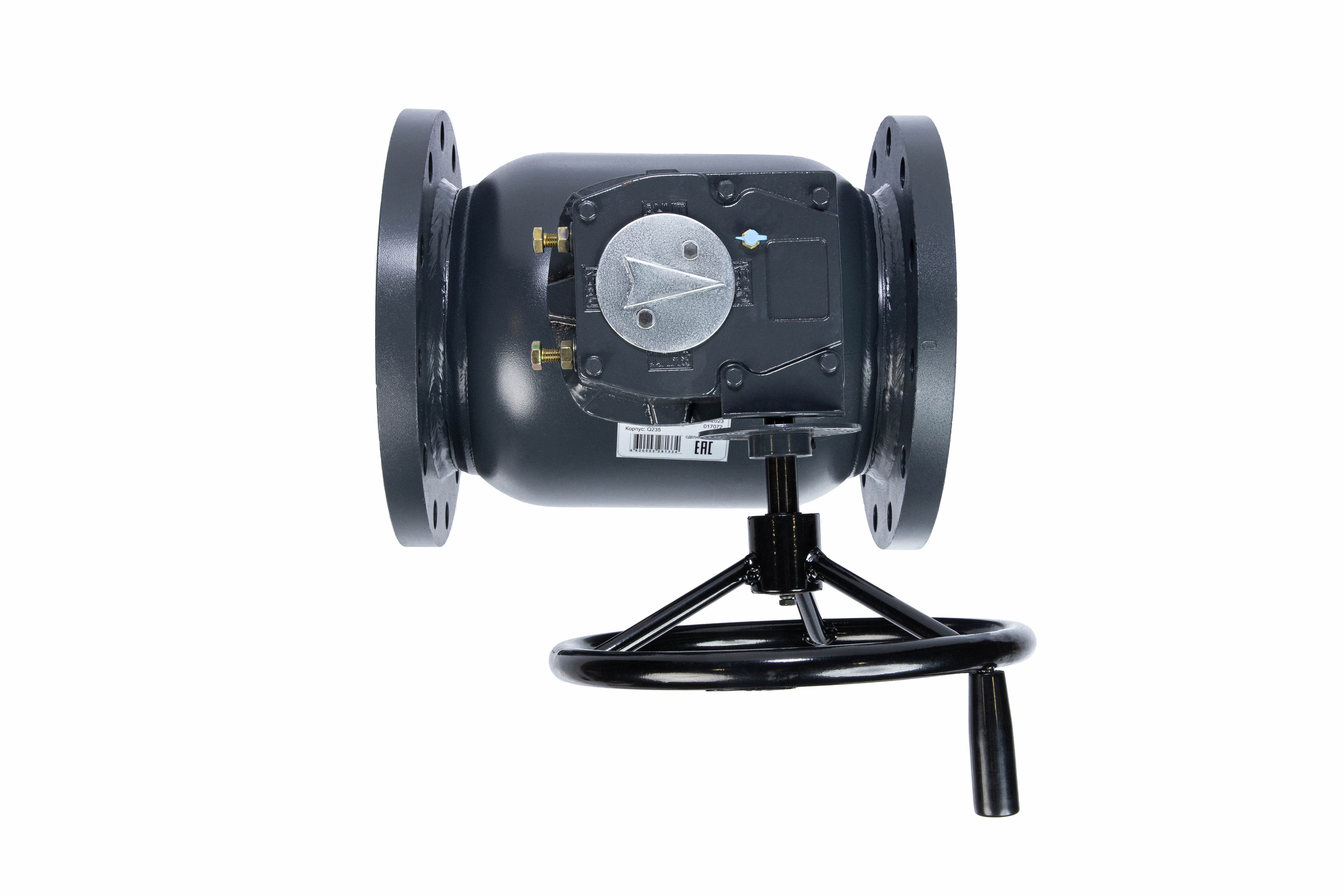 Кран шаровый стальной Jip-R Premium FF Ду300 Ру16 фланцевый редуктор Ридан 065N0266GR