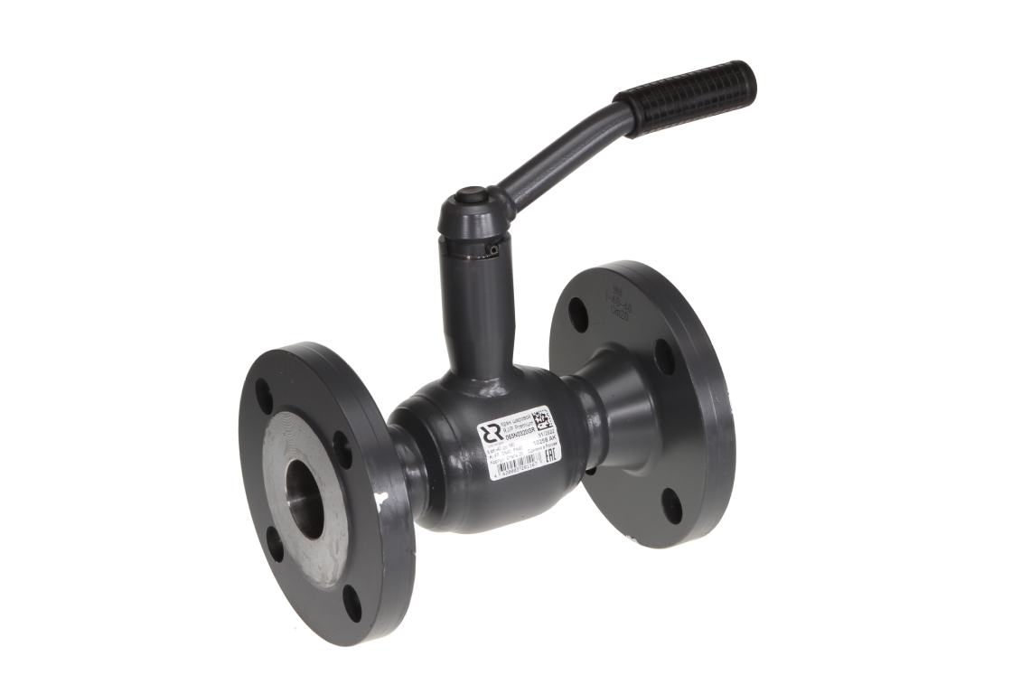Кран шаровый стальной Jip-R Premium FF Ду32 Ру40 фланцевый Ридан 065N0315GR